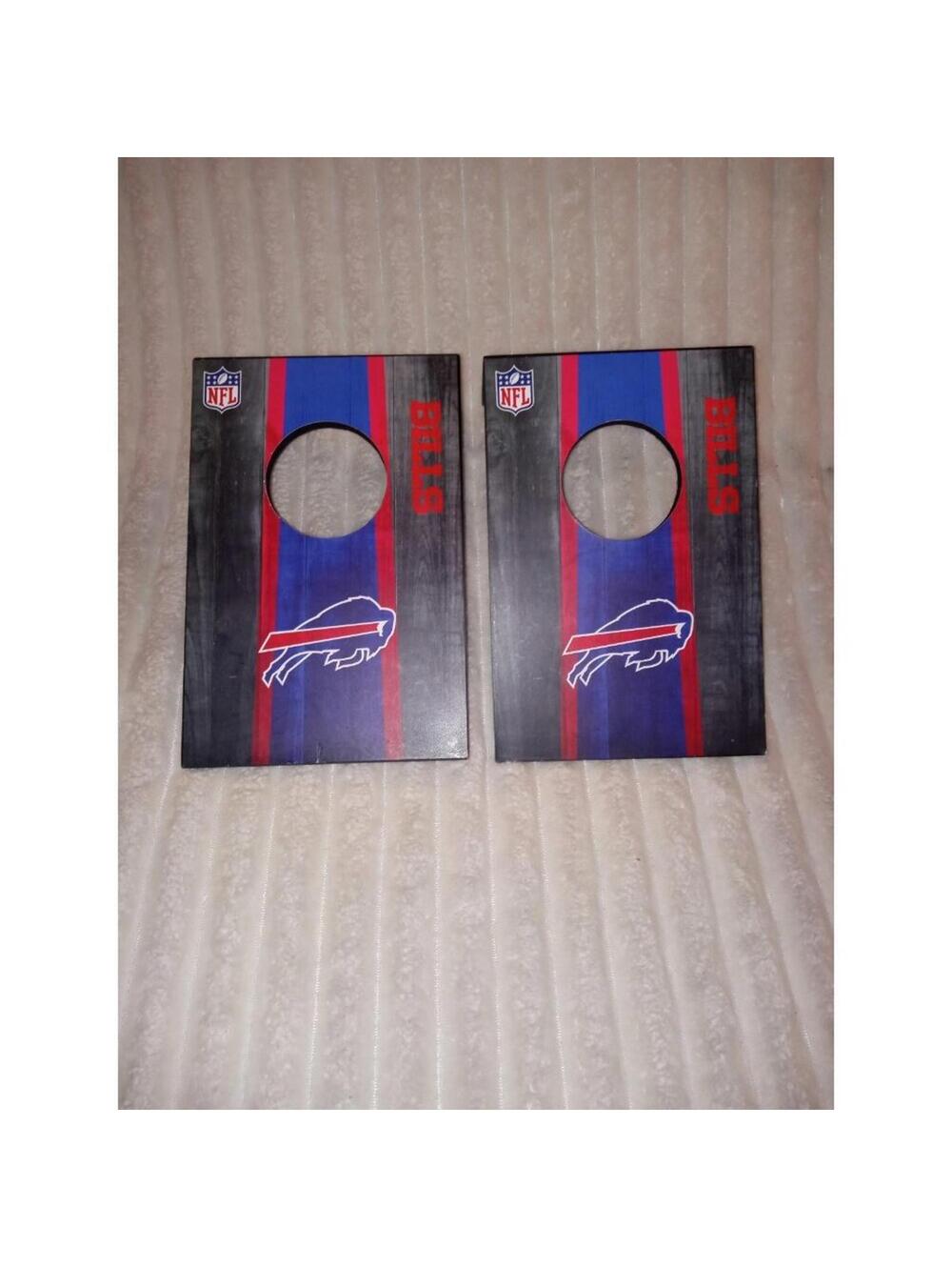 NFL Buffalo Bills Tabletop Corn Hole Boards Game Sports Football Fans